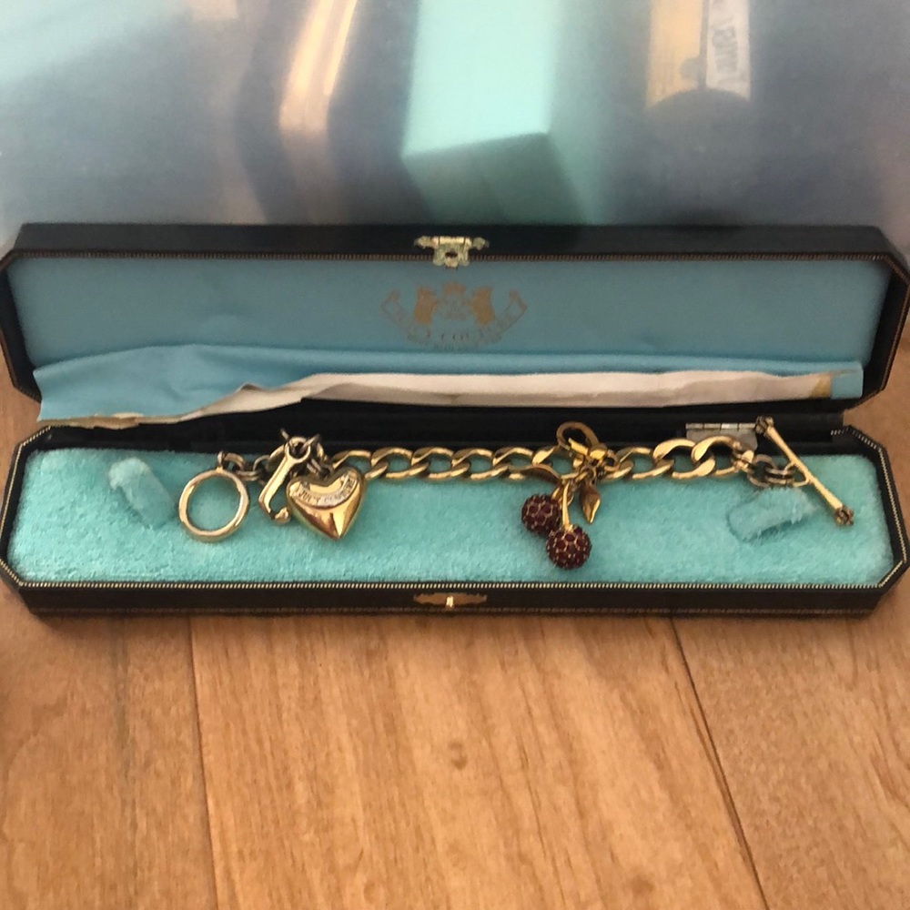 Juicy bracelet and cherry charm